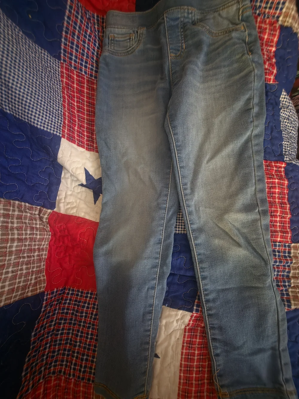 jumping beans Light Blue Stretch Jeggings - Elastic Waist